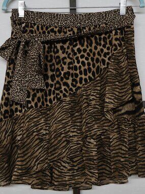 Michael Michael Kors Cheetah Print Skirt Size S